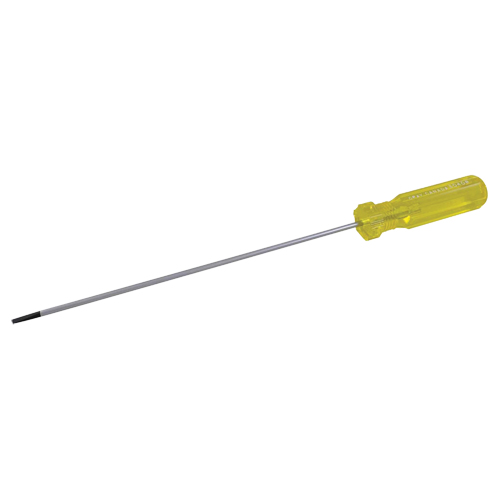 Tournevis &agrave; fente d'&eacute;lectricien, Tige de 1/8", Ronde, 6-1/2" lo, Prise en Plastique Helyx Safety & Industrial Supplies