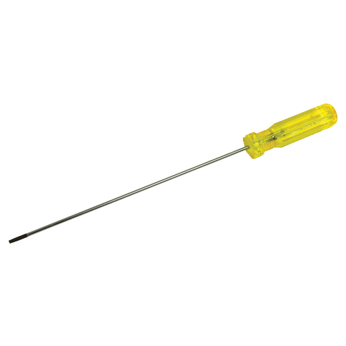 Tournevis &agrave; fente d'&eacute;lectricien, Tige de 1/8", Ronde, 11-1/2" lo, Prise en Plastique Helyx Safety & Industrial Supplies