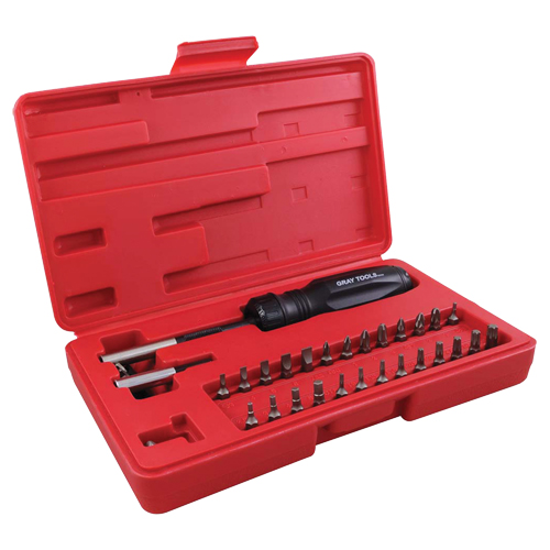Gearless Screwdriver Set In Plastic Storage Case, 10" L Helyx Safety & Industrial Supplies