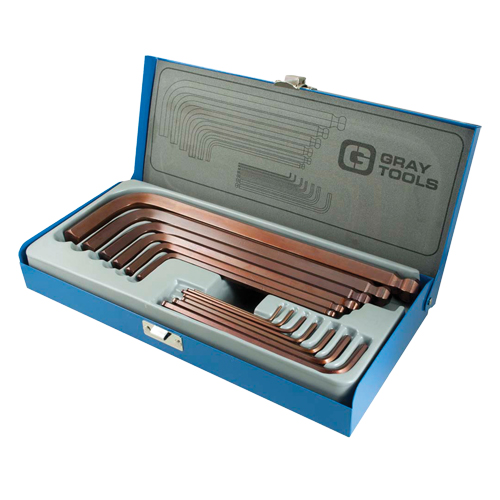 Long Arm Ball Hex Key Set, 13 Pcs., Imperial Helyx Safety & Industrial Supplies