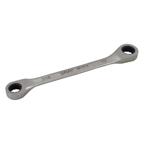 Cl&eacute; &agrave; cliquet polygonale double pour engrenage, 12 pans, 5/16" x 3/8", Fini Ordinaire Helyx Safety & Industrial Supplies