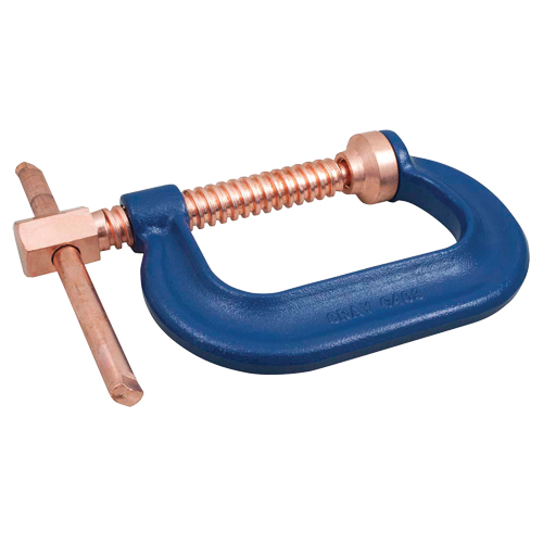 Serre-joint en C, Capacit&eacute; de 3" (76 mm), Profondeur de gorge de 2-1/2" (64 mm) Helyx Safety & Industrial Supplies