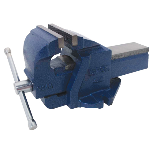 Ductile Iron Mechanics Bench Vise, 4-1/2" Jaw Width, 2-3/5" Throat Depth Helyx Safety & Industrial Supplies