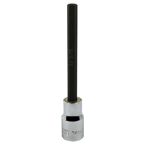 Socket, Hex, 5/16" x 5" L, 1/2" Square Drive Drive Helyx Safety & Industrial Supplies