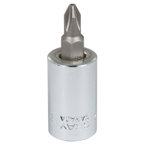 Head Socket, Phillips, #2 x 1.93" L, 3/8" Square Drive Drive Helyx Safety & Industrial Supplies