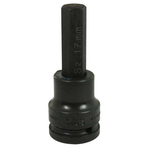Douille &agrave; embout, Hexagonale, 17 mm x 108 mm lo, Prise 3/4" Helyx Safety & Industrial Supplies