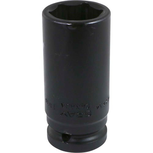 Socket, Impact, 9/16", 3/4" Drive, 6 Points, Deep Helyx Safety & Industrial Supplies