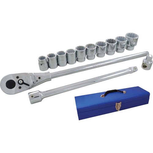 Socket & Attachment Set, 15 Pcs, 3/4" Drive Size Helyx Safety & Industrial Supplies