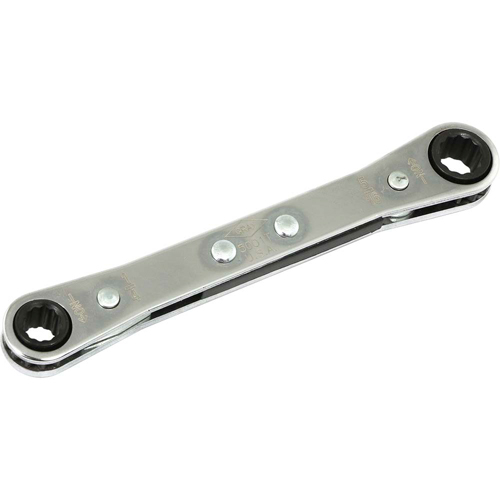 Flat Ratcheting Box Wrench, 1/4" Drive, Plain Handle Helyx Safety & Industrial Supplies