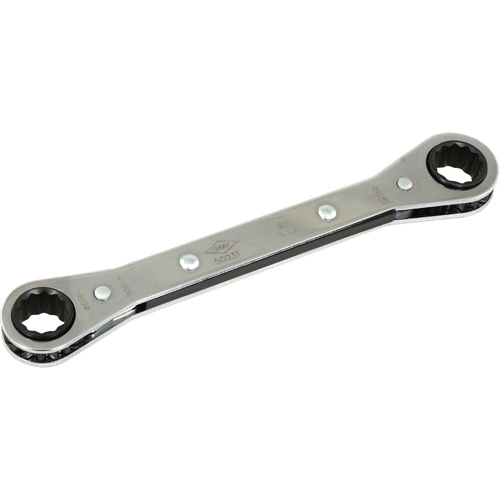 Flat Ratcheting Box Wrench  , 1/2" Drive, Plain Handle Helyx Safety & Industrial Supplies