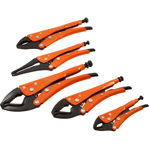 Jeu de pinces verrouillables, 5 Morceaux Helyx Safety & Industrial Supplies