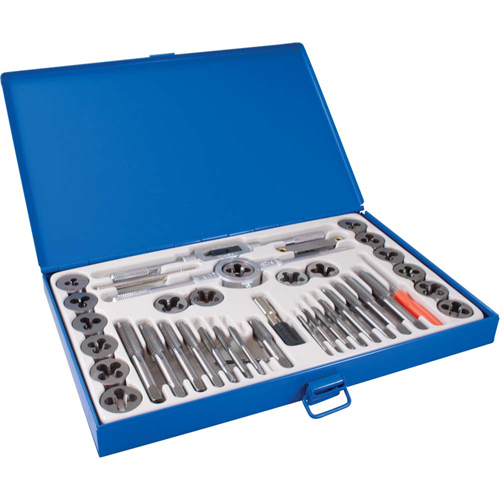 Jeu de tarauds et fili&egrave;res imp&eacute;riaux, 40 mrcx. Helyx Safety & Industrial Supplies