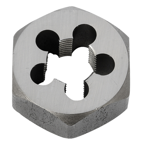 &eacute;crou &agrave; refileter hexagonale, dia. 1"/1-5/8", Filet de 1/2"-14, Acier au carbone/Acier au chrome Helyx Safety & Industrial Supplies