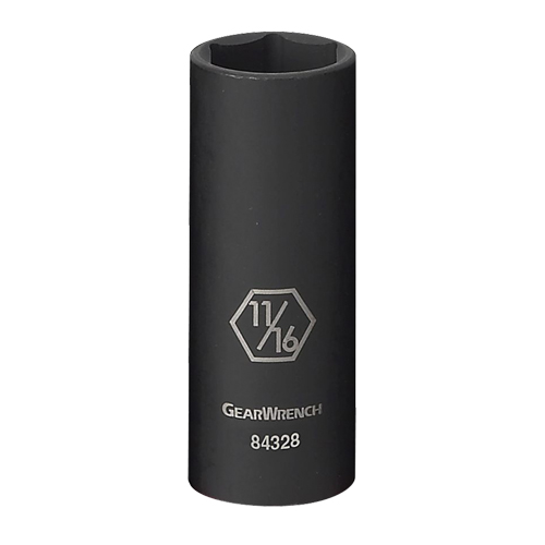 Socket, Impact, 5/16", 3/8" Drive, 6 Points, Deep Helyx Safety & Industrial Supplies