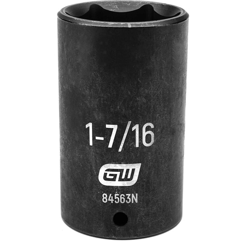 Socket, Impact, 1-7/16", 1/2" Drive, 6 Points, Deep Helyx Safety & Industrial Supplies