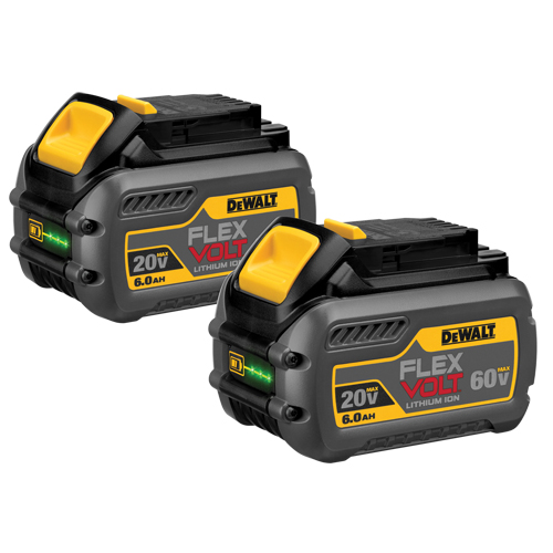 FlexVolt Batteries, Lithium-Ion, 60 V, 6 A Helyx Safety & Industrial Supplies