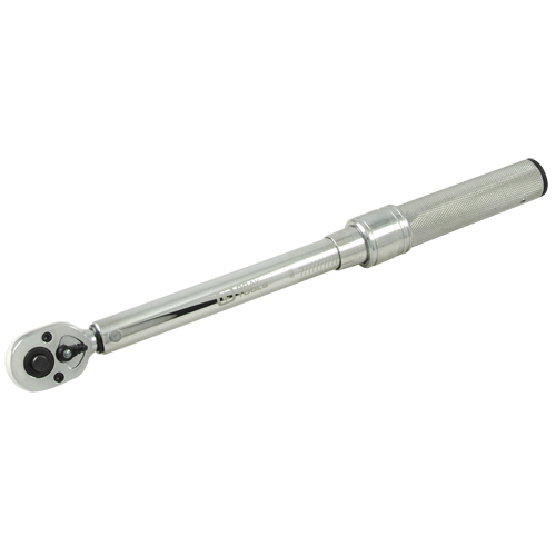 Micrometer Torque Wrench, Click, 3/8" Square Drive, 30 - 250 in-lbs. Helyx Safety & Industrial Supplies