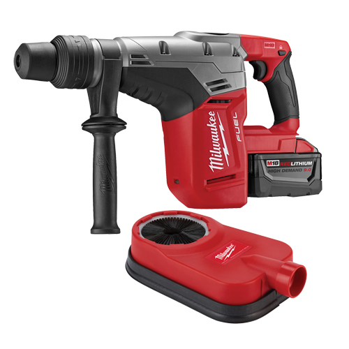 M18 Fuel 1-9/16" SDS Max Hammer Drill Kit, 1-9/16" Chuck, 18 V Helyx Safety & Industrial Supplies