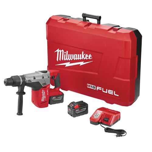 M18 Fuel 1-9/16" SDS Max Hammer Drill Kit, 1-9/16" Chuck, 18 V Helyx Safety & Industrial Supplies