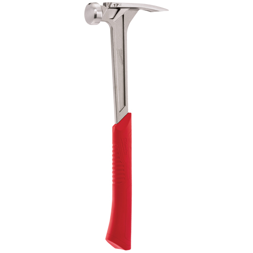 Smooth Face Framing Hammer, 17 oz., Solid Steel Handle, 16-1/8" L Helyx Safety & Industrial Supplies