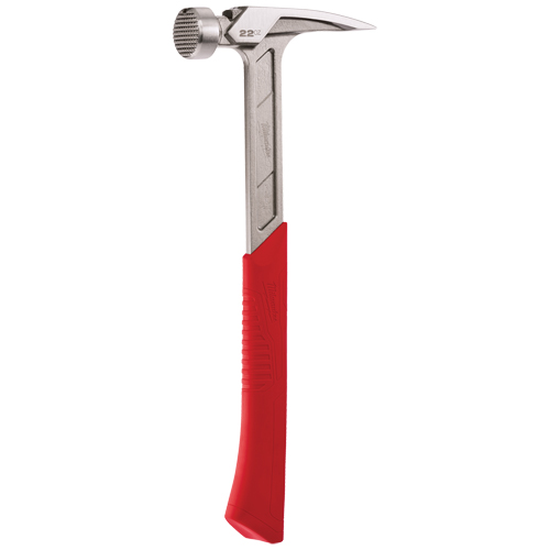 Milled Face Framing Hammer, 22 oz., Solid Steel Handle, 15" L Helyx Safety & Industrial Supplies