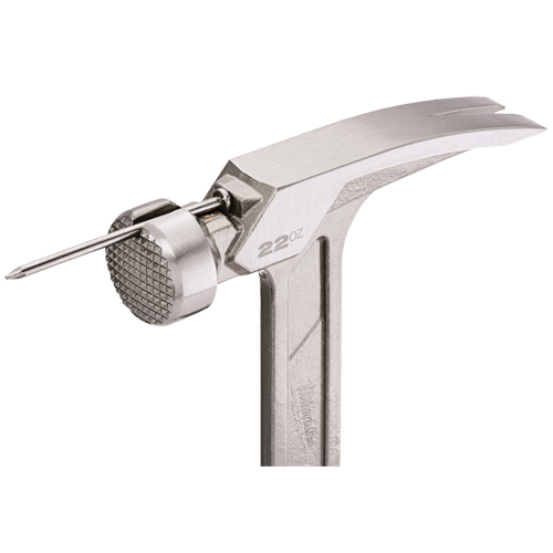 Milled Face Framing Hammer, 22 oz., Solid Steel Handle, 15" L Helyx Safety & Industrial Supplies