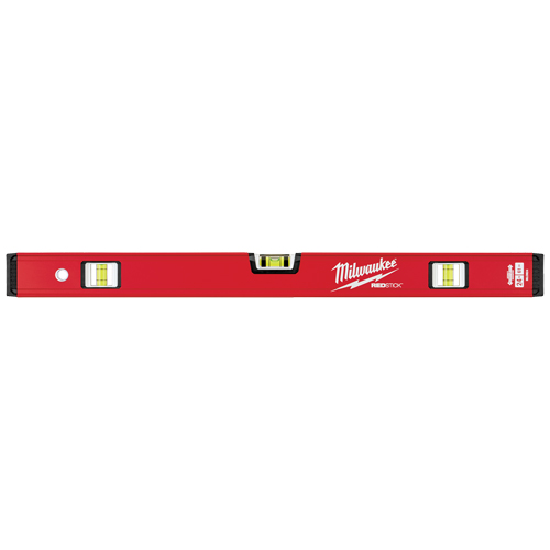 Niveau compact Redstick, Boîte, 2' lo, Acier, 3, Non magn&eacute;tique Helyx Safety & Industrial Supplies