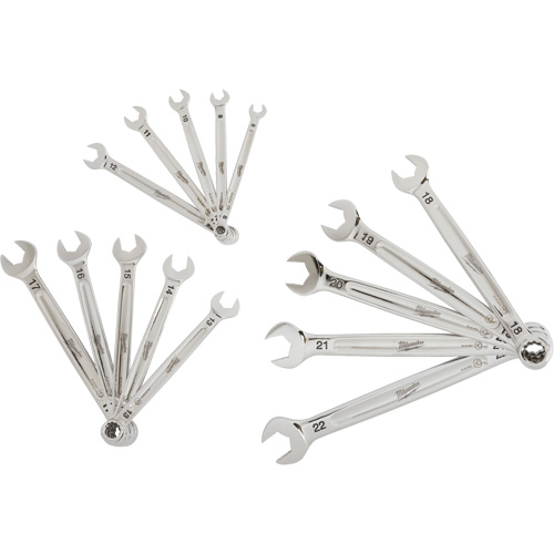 Wrench Set, Combination, 15 Pieces, Metric Helyx Safety & Industrial Supplies