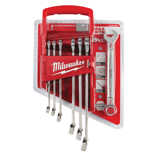 Combination Wrench Set, Combination, 7 Pieces, Imperial Helyx Safety & Industrial Supplies