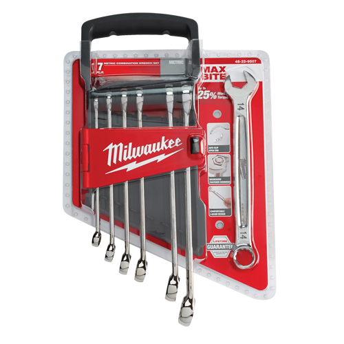 Combination Wrench Set, Combination, 7 Pieces, Metric Helyx Safety & Industrial Supplies