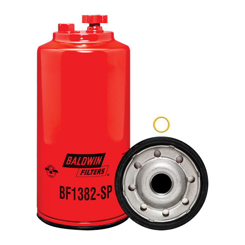BF1382-SP Fuel/Water Separator Spin-On with Drain & Sensor Port Helyx Safety & Industrial Supplies