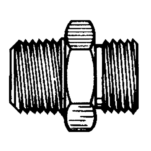 Reducer/Adapter Fitting, 1/4" x 1/8" Dia, Brass Helyx Safety & Industrial Supplies