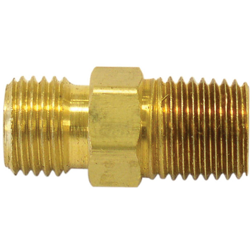 Reducer/Adapter Fitting, 1/4" x 1/4" Dia, Brass Helyx Safety & Industrial Supplies