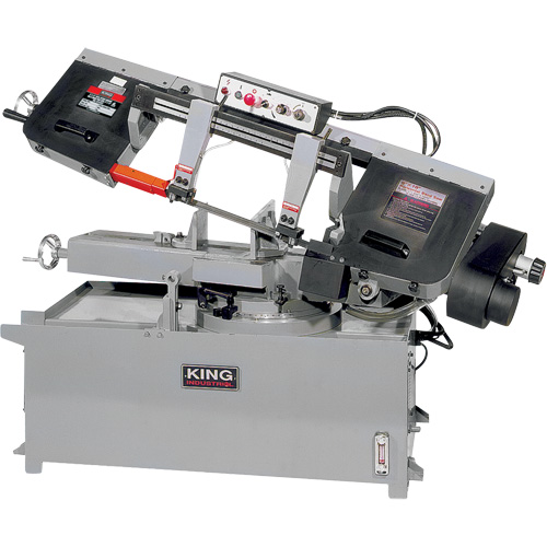 Metal Cutting Swivel Bandsaw, Horizontal, 9" x 18" Rectangular Cutting Capacity Helyx Safety & Industrial Supplies