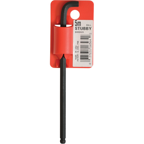 Long-Arm Hex Key Wrench, Ball End, 5 mm x 119 mm L, L Shape Helyx Safety & Industrial Supplies