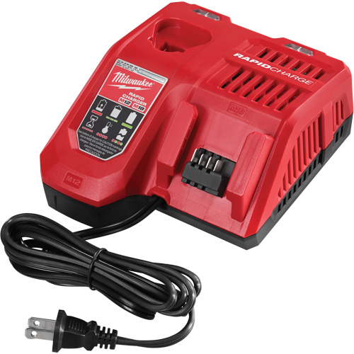 M18 & M12 Rapid Charger, 18 V, Lithium-Ion Helyx Safety & Industrial Supplies