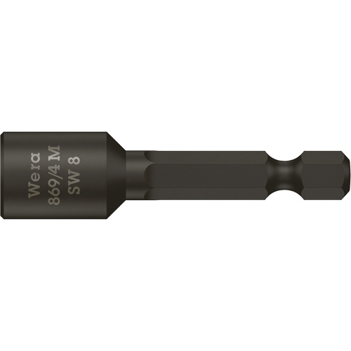 Nutsetters, 8 mm Tip, 1/4" Drive, 50 mm L, Magnetic Helyx Safety & Industrial Supplies