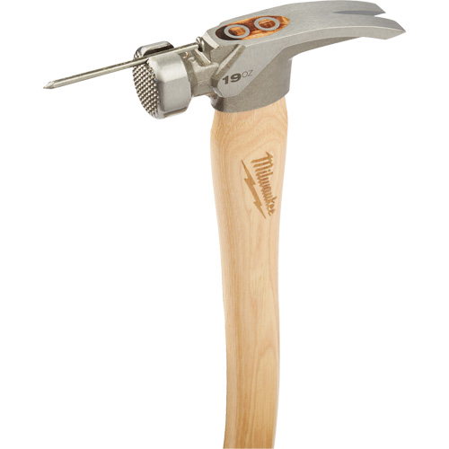 Milled Face Framing Hammer, 19 oz., Wood Handle, 16" L Helyx Safety & Industrial Supplies