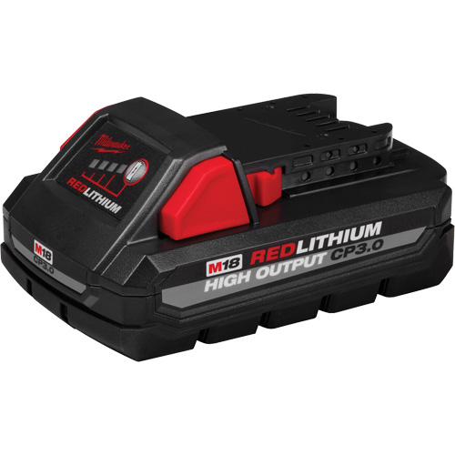 M18 Redlithium High Output CP3.0 Battery Pack, Lithium-Ion, 18 V, 3.0 Ah Helyx Safety & Industrial Supplies