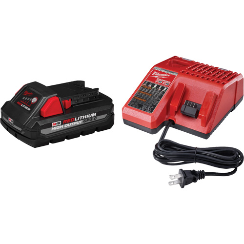 Ensemble de charge de blocs-pile M18 Redlithium High Output CP3.0, 18 V, Lithium-ion Helyx Safety & Industrial Supplies