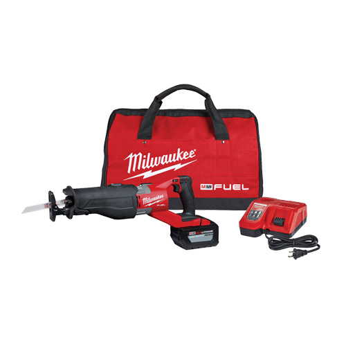 M18 Fuel Super Sawzall&reg; Reciprocating Saw Kit, 18 V, Lithium-Ion Battery, 0-3000 SPM Helyx Safety & Industrial Supplies