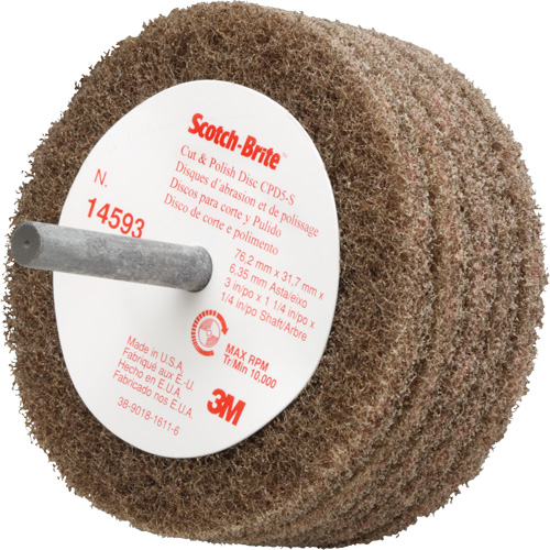 Scotch-Brite Cut & Polish Disc, 3" Dia. Helyx Safety & Industrial Supplies