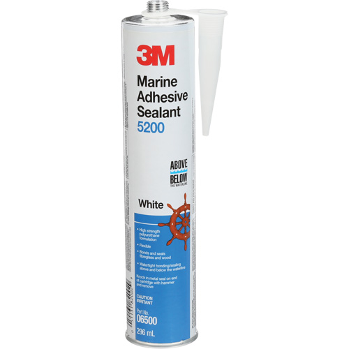 Adh&eacute;sif &eacute;tanche de calibre marin 5200, 378 ml, Blanc Helyx Safety & Industrial Supplies
