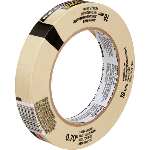 Scotch&reg; Contractor Grade Masking Tape 2020, 18 mm (3/4") x 55 m (180'), Beige Helyx Safety & Industrial Supplies