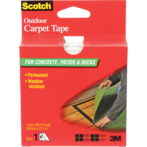 Scotch&reg; Outdoor Carpet Tape, 35 mm (1-2/5") W x 12.2 m (40') L Helyx Safety & Industrial Supplies
