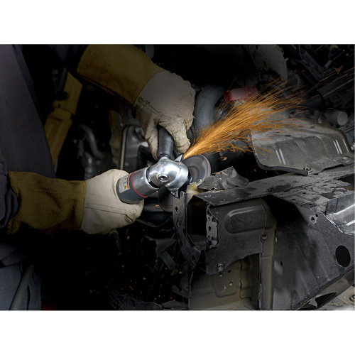 Meuleuse angulaire de s&eacute;rie Max, Roue 5"/4-1/2", Entr&eacute;e 1/4" NPT, 12 000 Tr/min Helyx Safety & Industrial Supplies