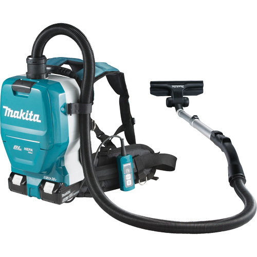 Brushless Backpack Vacuum, 0.5 US Gal. (1.9 Litres) Helyx Safety & Industrial Supplies