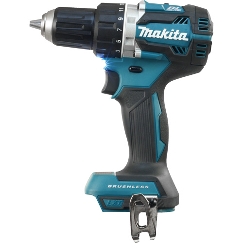 Drill Driver with Brushless Motor (Tool Only), Lithium-Ion, 18 V, 1/2" Chuck, 530 in-lbs Torque Helyx Safety & Industrial Supplies