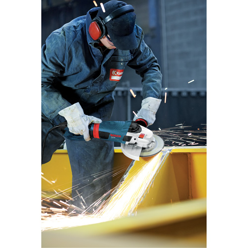 Grande meule angulaire &agrave; haute performance, 9", 120 V, 15 A, 6500 Tr/min Helyx Safety & Industrial Supplies