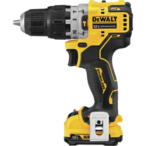 Xtreme Brushless Hammer Drill Kit, 12 V, 3/8", 250 UWO, 0-1500 RPM Helyx Safety & Industrial Supplies
